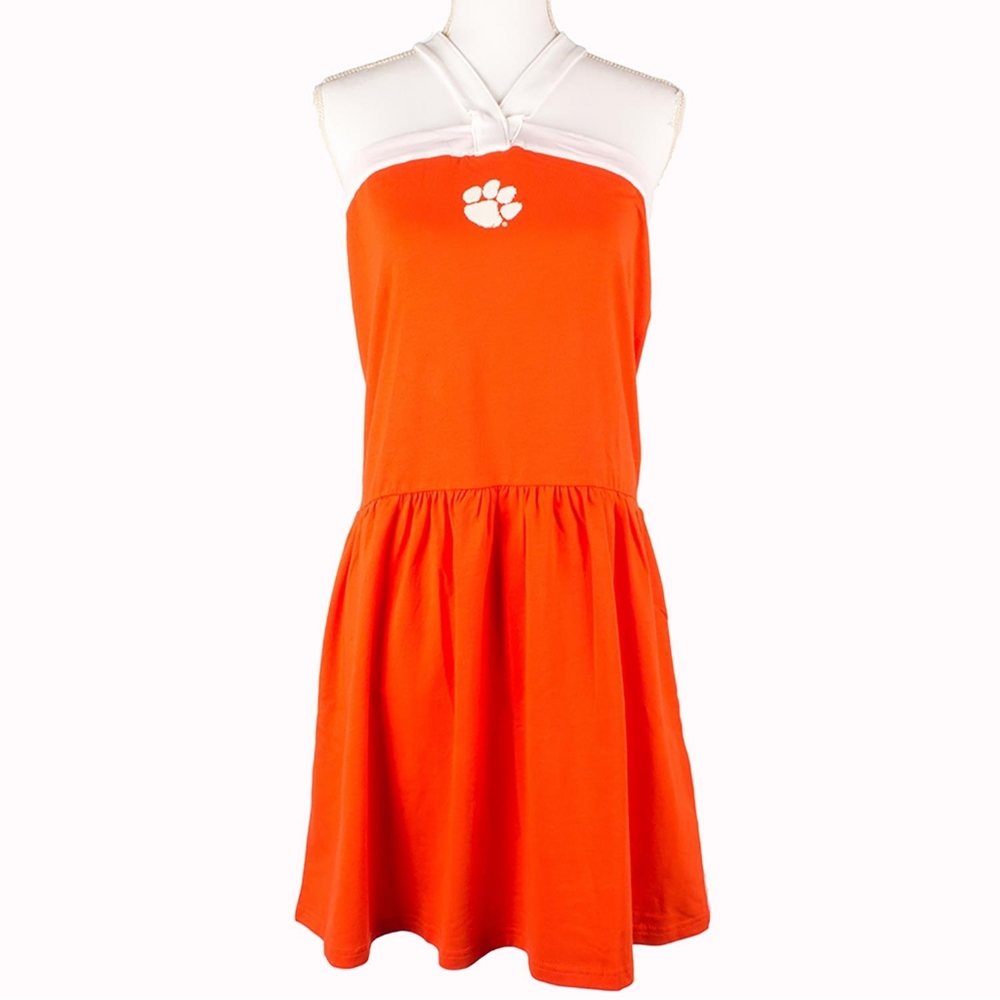 Clemson twist dress